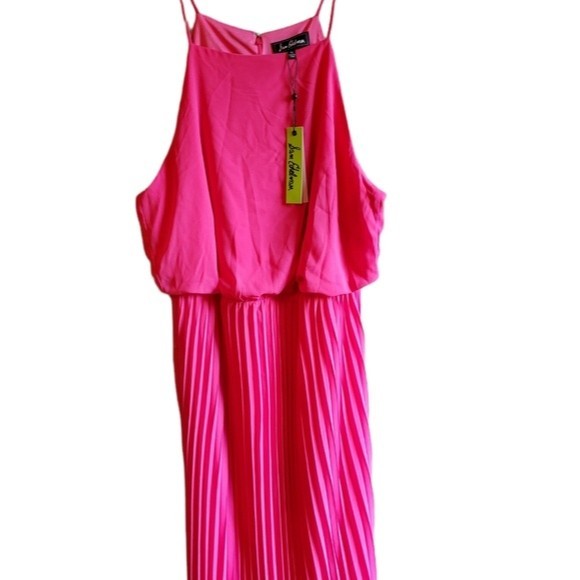 NWT Sam Edelman Pleated Pink Maxi Dress - Picture 8 of 16